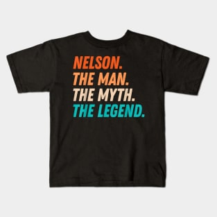 The Man The The Legend Father's Day Grandpa Kids T-Shirt